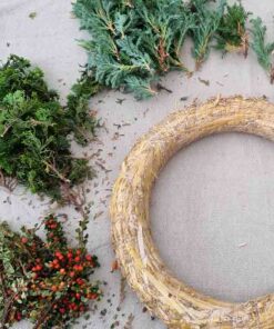 workshop - kerstkrans 1