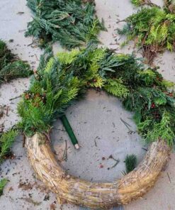 workshop - kerstkrans 3